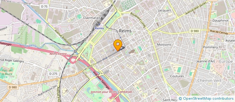 localisation de l'entreprise AFE LISTE JC THOMAS MUNICIPAL REIMS 2001 à REIMS