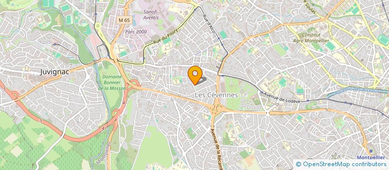 localisation de l'entreprise AFECOP - ASSOCIATION FRANCOPHONE D'ECOPSYCHOLOGIE à MONTPELLIER