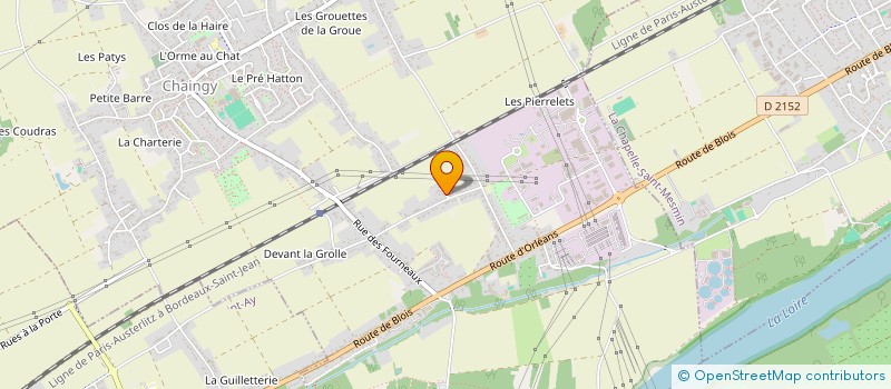 localisation de l'entreprise AFEEV - ASSOCIATION FRANCAISE POUR L'ESSOR DES ENSEMBLES A VENT à SAINT-JEAN-DE-LA-RUELLE