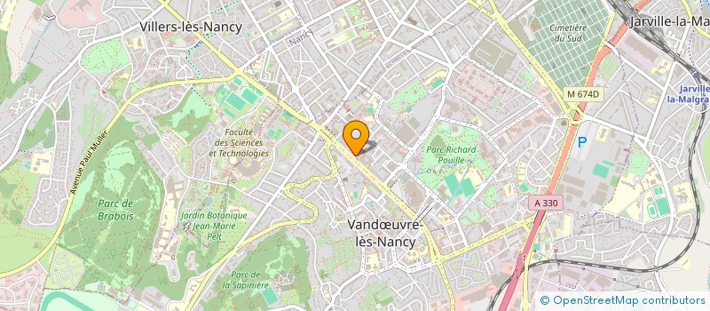 localisation de l'entreprise AFELH CONSULTING  VANDUVRE-LES-NANCY