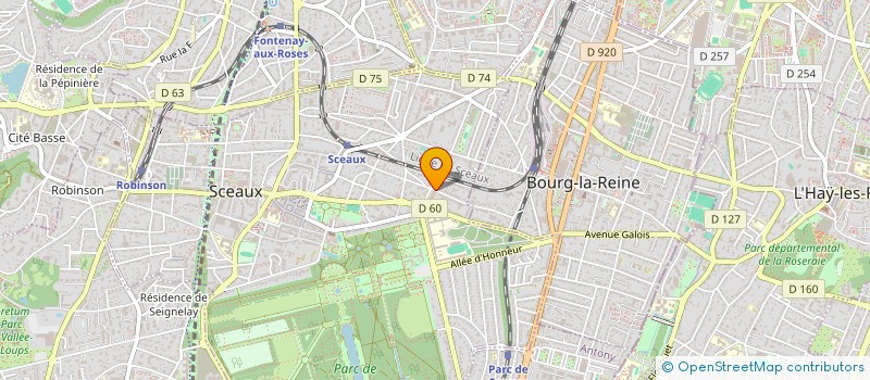 localisation de l'entreprise AFELIA LES SCIENCES EN PARTAGE à SCEAUX