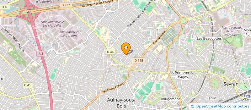 localisation de l'entreprise AFELS à AULNAY-SOUS-BOIS