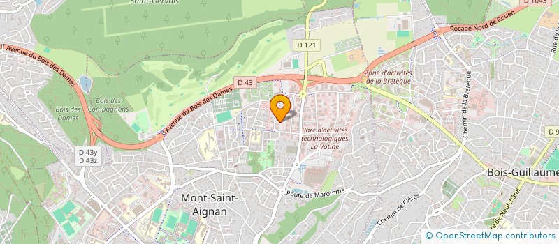 localisation de l'entreprise AFEM NORMANDIE  MONT-SAINT-AIGNAN