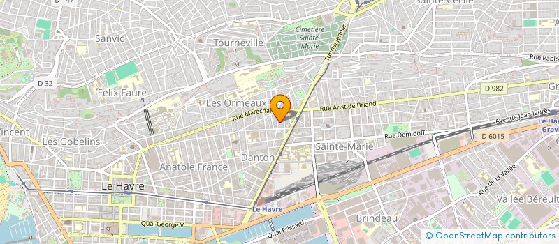 localisation de l'entreprise AFEO à LE HAVRE