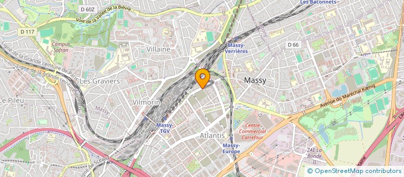 localisation de l'entreprise AFEO IDF à MASSY