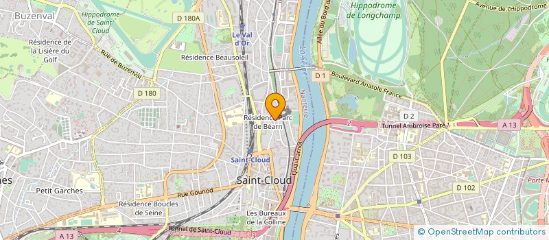 localisation de l'entreprise AFER SERVICES à SAINT-CLOUD