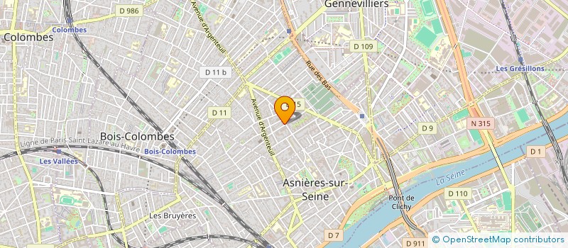 localisation de l'entreprise AFERETADEFER  ASNIERES-SUR-SEINE
