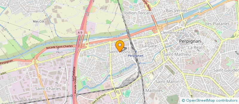 localisation de l'entreprise AFERO à PERPIGNAN