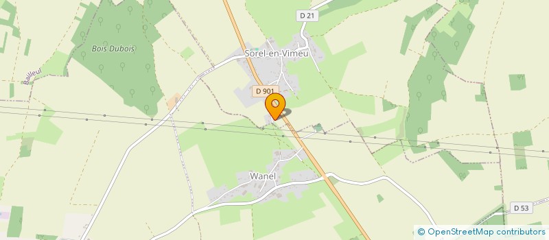 localisation de l'entreprise AFERRE CONSEILS ET PATRIMOINE  SOREL-EN-VIMEU