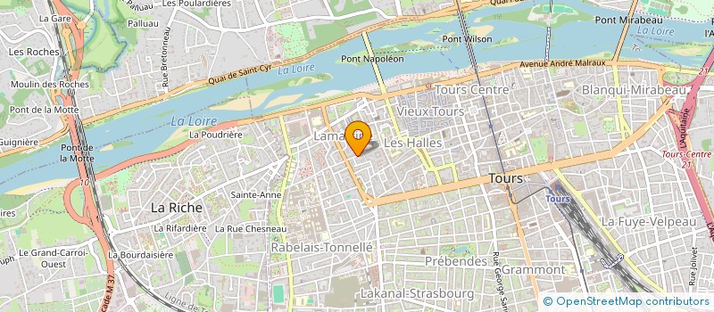 localisation de l'entreprise AFF  TOURS
