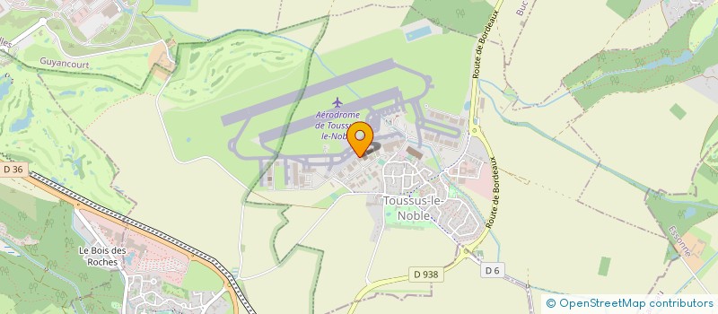 localisation de l'entreprise AFF'AIR  TOUSSUS-LE-NOBLE