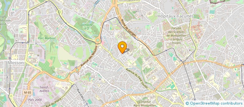 localisation de l'entreprise AFF'IDEES à MONTPELLIER