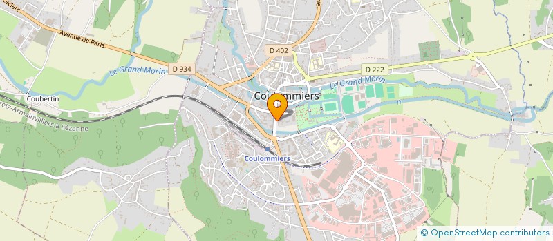 localisation de l'entreprise AFF IMMOBILIER à COULOMMIERS