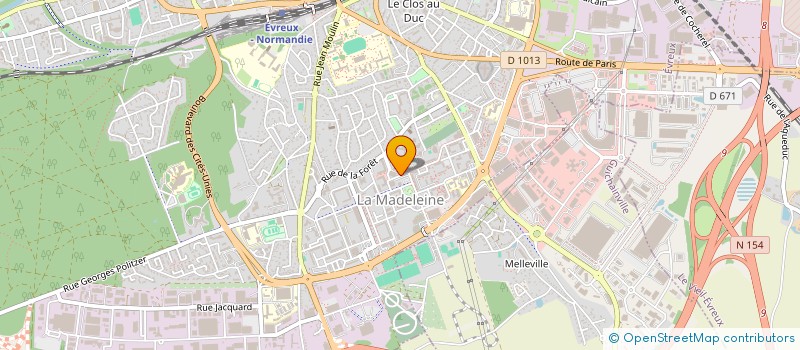 localisation de l'entreprise AFFA DISTRIBUTION à EVREUX