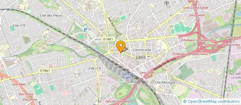 localisation de l'entreprise AFFAIRAMA à LENS