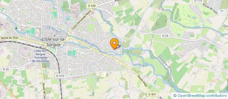 localisation de l'entreprise AFFAIRE A SUIVRE  L'ISLE-SUR-LA-SORGUE