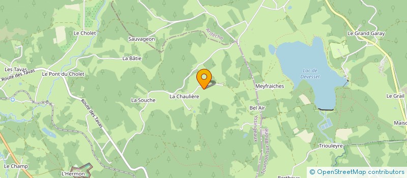 localisation de l'entreprise AFFAIRE DE GOUTS à LE CHAMBON SUR LIGNON