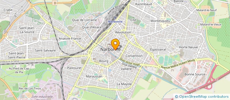 localisation de l'entreprise AFFAIRE DE MOMES  NARBONNE