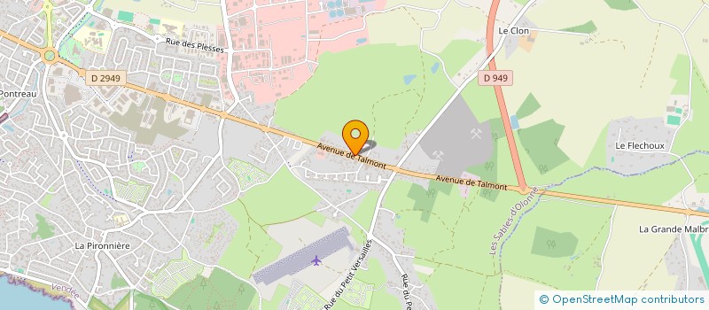 localisation de l'entreprise AFFAIRE DE PATTES à LES SABLES D'OLONNE