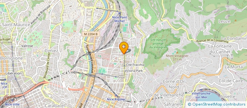 localisation de l'entreprise AFFAIRE DE SANTE PETCARE à NICE