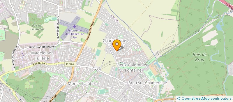 localisation de l'entreprise AFFAIRE POMPES FUNEBRES MARBRERIE à CHELLES