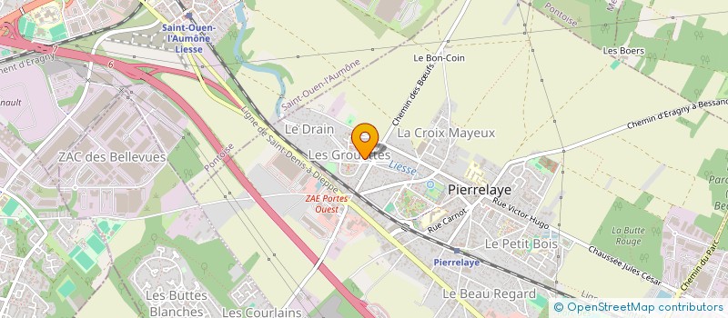 localisation de l'entreprise AFFAIREO  PIERRELAYE