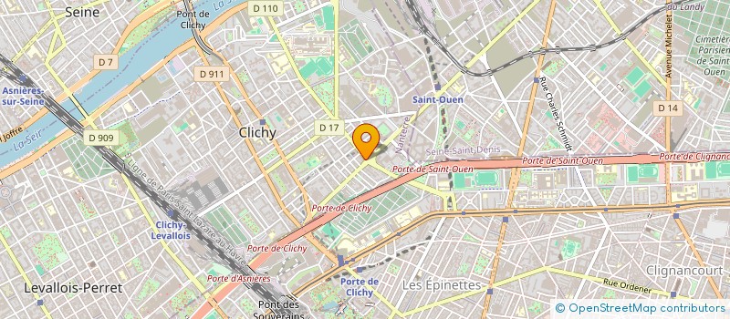 localisation de l'entreprise AFFAIRES 29 à CLICHY