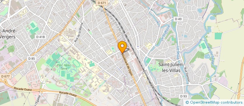 localisation de l'entreprise AFFAIRES A SUIVRE  SAINT-JULIEN-LES-VILLAS