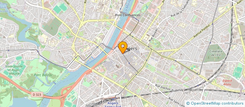 localisation de l'entreprise AFFAIRES ET COMMERCES à ANGERS