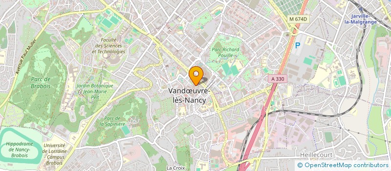 localisation de l'entreprise AFFAIRES FRANCE  VANDUVRE-LES-NANCY