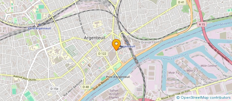 localisation de l'entreprise AFFAIRES PUBLIQUES EVENEMENTS  ARGENTEUIL