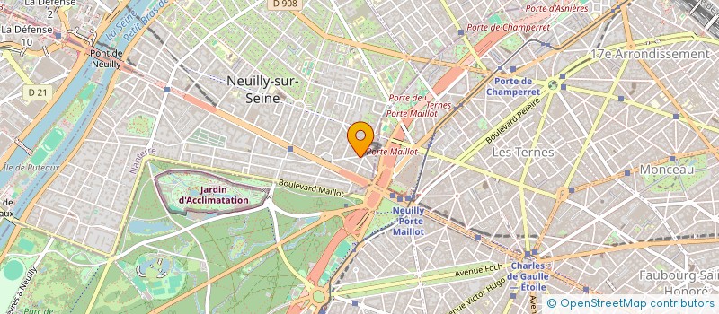 localisation de l'entreprise AFFAIRIM à NEUILLY-SUR-SEINE