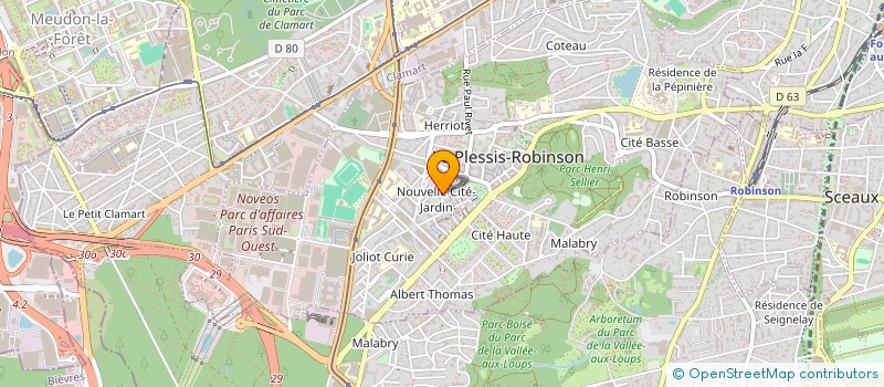 localisation de l'entreprise AFFANNI NUNES à LE PLESSIS-ROBINSON