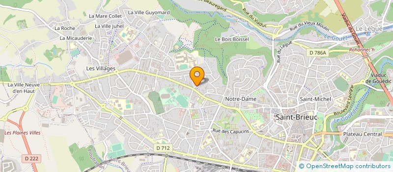 localisation de l'entreprise AFFARI CONCEPT à SAINT-BRIEUC