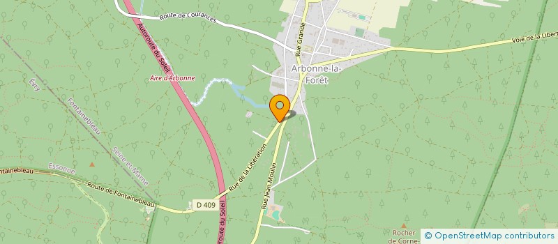 localisation de l'entreprise AFFDYDI à ARBONNE-LA-FORET