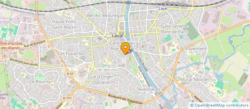 localisation de l'entreprise AFFECTIO FAMILIAE AUGER à LAVAL
