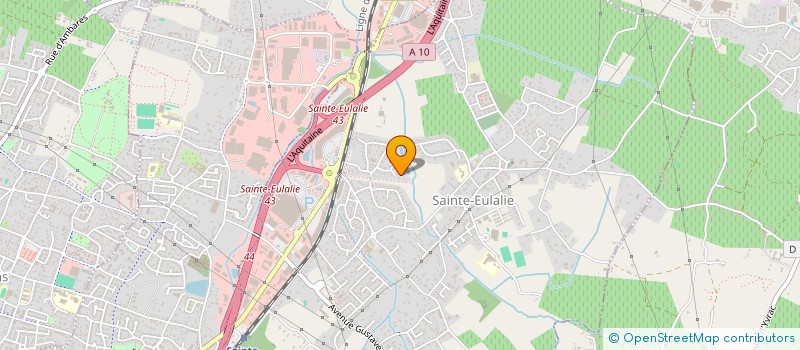 localisation de l'entreprise AFFEJEE SANDBERG à SAINTE-EULALIE