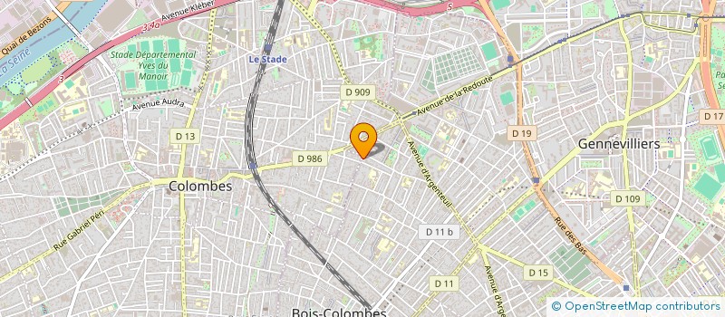 localisation de l'entreprise AFFEKT PRODUCTION à BOIS-COLOMBES