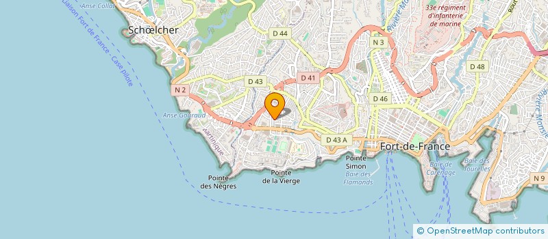 localisation de l'entreprise AFFENE OFFICE à FORT-DE-FRANCE