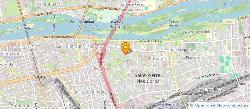 localisation de l'entreprise AFFERY  SAINT-PIERRE-DES-CORPS