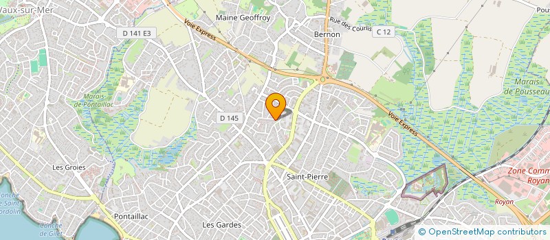 localisation de l'entreprise AFFEX DIFFUSION à ROYAN