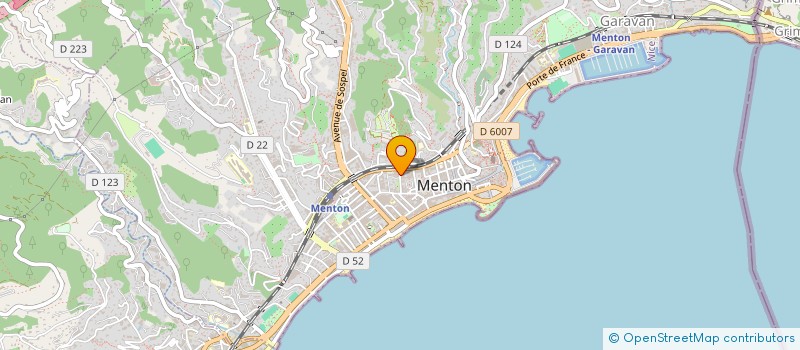 localisation de l'entreprise AFFGECO  MENTON