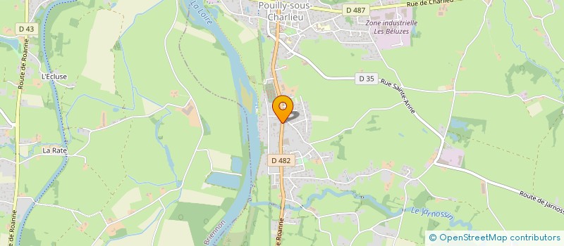 localisation de l'entreprise AFFI PUB MOBILE  POUILLY-SOUS-CHARLIEU