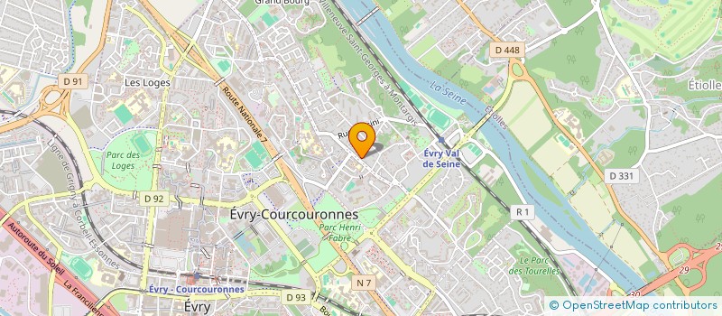 localisation de l'entreprise AFFI-SAGE DYNAMIQUE à EVRY-COURCOURONNES