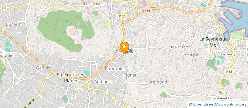 localisation de l'entreprise AFFIB à SANARY-SUR-MER