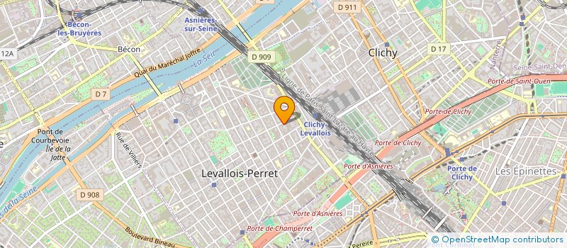 localisation de l'entreprise AFFICH PLANS à LEVALLOIS-PERRET