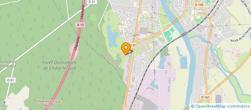 localisation de l'entreprise AFFICHAGE DYNAMIQUE SOLUTIONS  CHATELLERAULT