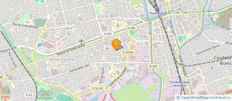 localisation de l'entreprise AFFICHAGE ET DIFFUSION à DUNKERQUE