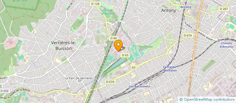 localisation de l'entreprise AFFICHAGE PUBLI LUMIN URBAINE SELECTIVE à VERRIERES-LE-BUISSON