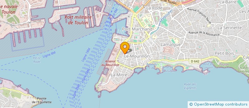 localisation de l'entreprise AFFICHAGE VAROIS  TOULON